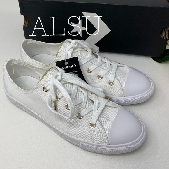 Converse Ctas Dainty Low White Egret W AUTHENTIC - Picture 3 of 8